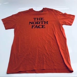 Mens L Classic Fit The North Face Orange Tshirt